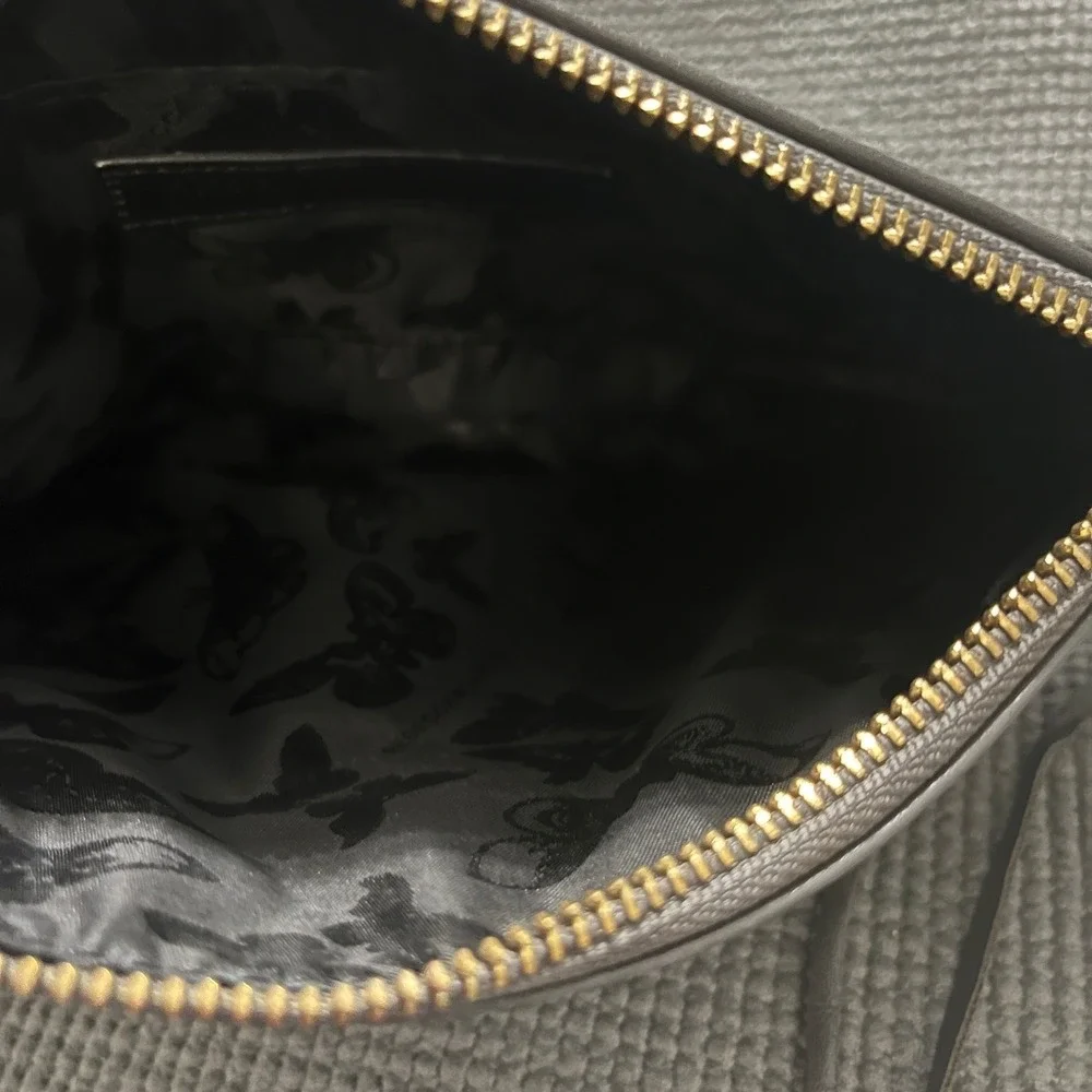 Rebecca Minkoff‎ Mini MAC Crossbody Bag Gray Leather Pockets Casual Chain Strap